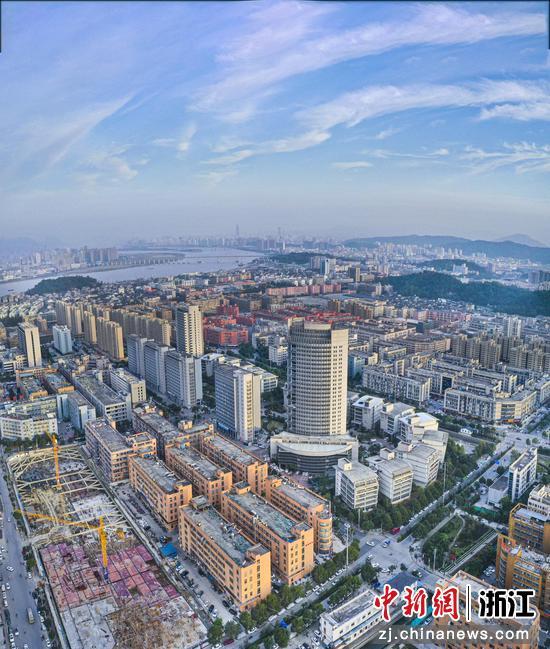 溫州市鹿城區豐門街道航拍全景。豐門街道辦事處供圖